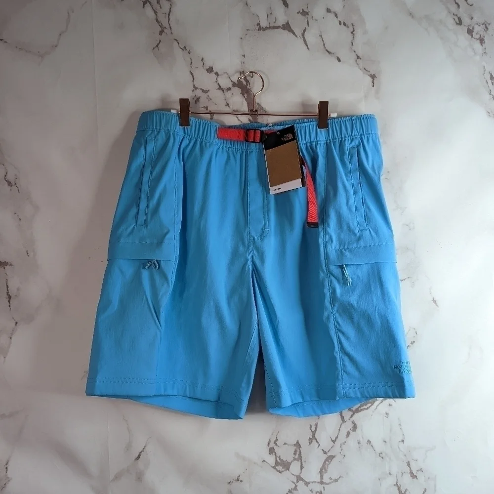 The North Face Shorts Men's Blue L New Belted Class V Norse Pocket
